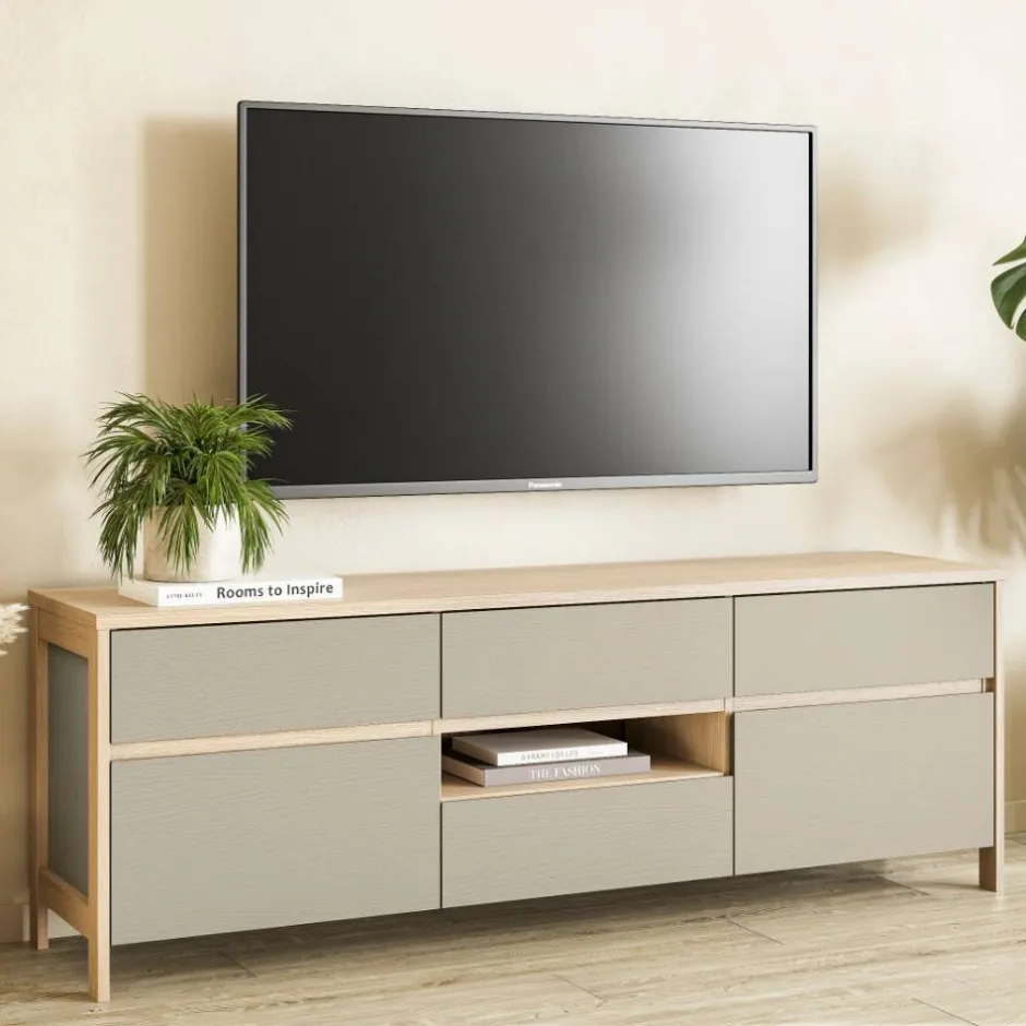 Wohnwand 350 Cm*Pharao24 Wohnwand Fine