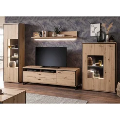 Wohnwand 350 Cm|Moderne Wohnwände*Pharao24 Wohnwand Geronda