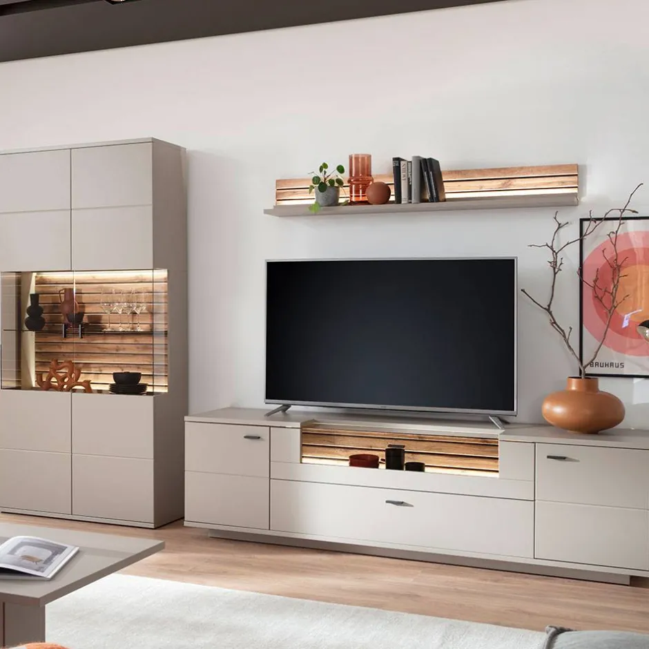 Pharao24 Wohnwand Gerrit> Moderne Wohnwände|Wohnwand 300 Cm