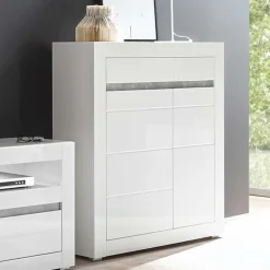 Pharao24 Wohnwand Highboard Novinza> Wohnzimmervitrinen|Highboards