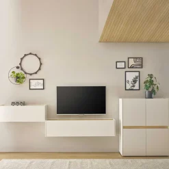 Moderne Wohnwände|Wohnwand 350 Cm*Pharao24 Wohnwand Homeoffice Rascian