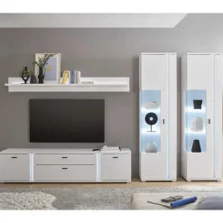 Pharao24 Wohnwand in Weiß Constantin><noscript><img width=