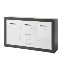 Wohnwand 300 Cm|Hochglanz Wohnwände*Pharao24 Wohnwand Jains