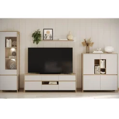 Wohnwand 350 Cm*Pharao24 Wohnwand Labrassa