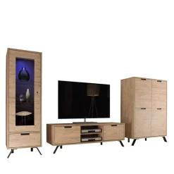 Pharao24 Wohnwand Lampione> Wohnwand 350 Cm