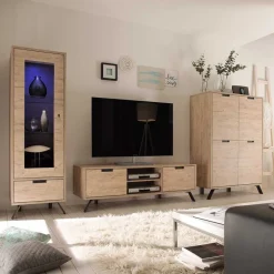 Pharao24 Wohnwand Lampione> Wohnwand 350 Cm