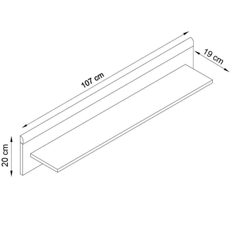 Pharao24 Wohnwand Levanca> Wohnwand 250 Cm|Massivholz Wohnwände