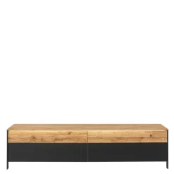 Wohnzimmerschrank|Wohnwand 250 Cm*Pharao24 Wohnwand Massivholz geölt Despinia