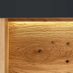 Wohnzimmerschrank|Wohnwand 250 Cm*Pharao24 Wohnwand Massivholz geölt Despinia