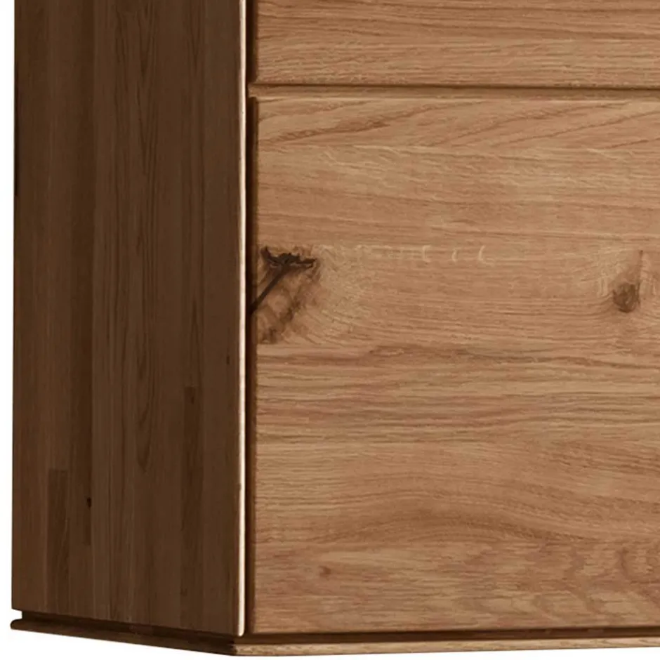 Moderne Wohnwände|Wohnwand 350 Cm*Pharao24 Wohnwand Massivholz Rennia