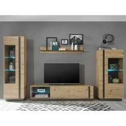 Pharao24 Wohnwand Matrezina> Wohnwand 300 Cm|Moderne Wohnwände