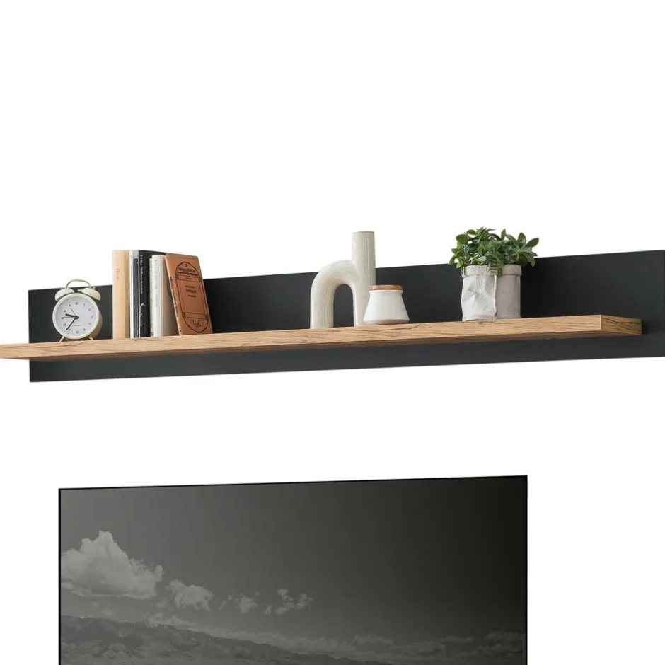 Pharao24 Wohnwand mit TV Platz Saridio> Wohnwand 350 Cm