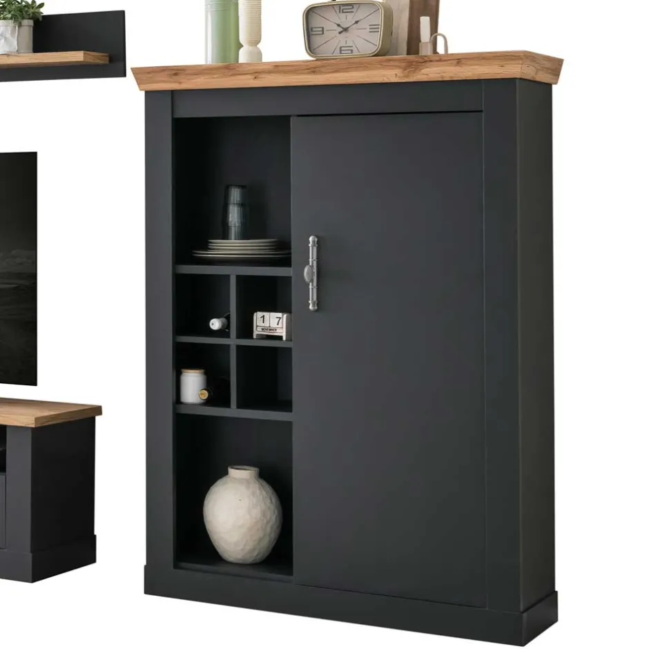 Pharao24 Wohnwand mit TV Platz Saridio> Wohnwand 350 Cm