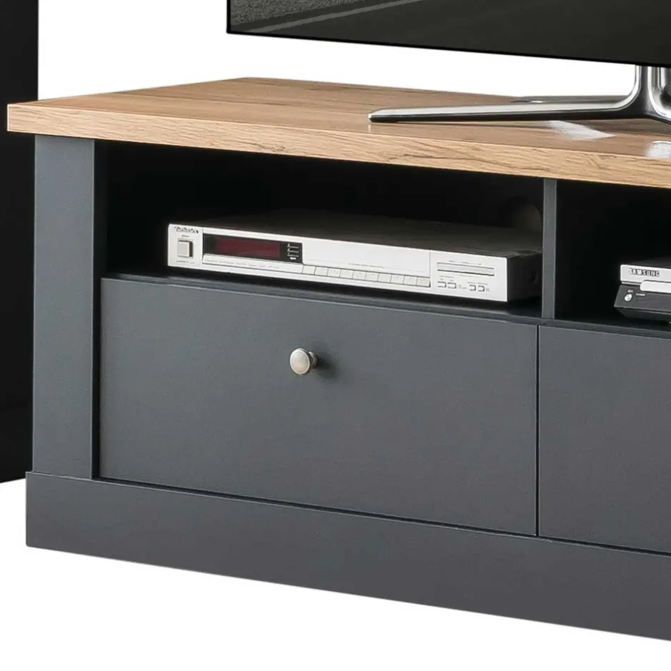 Pharao24 Wohnwand mit TV Platz Saridio> Wohnwand 350 Cm