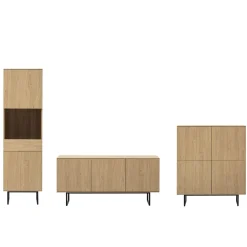 Moderne Wohnwände*Pharao24 Wohnwand modern Carno