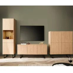 Moderne Wohnwände*Pharao24 Wohnwand modern Carno