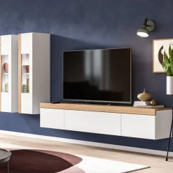 Moderne Wohnwände|Wohnwand 250 Cm*Pharao24 Wohnwand modern Diego