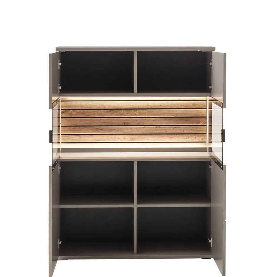 Pharao24 Wohnwand modern Gerrit> Wohnwand 300 Cm|Moderne Wohnwände