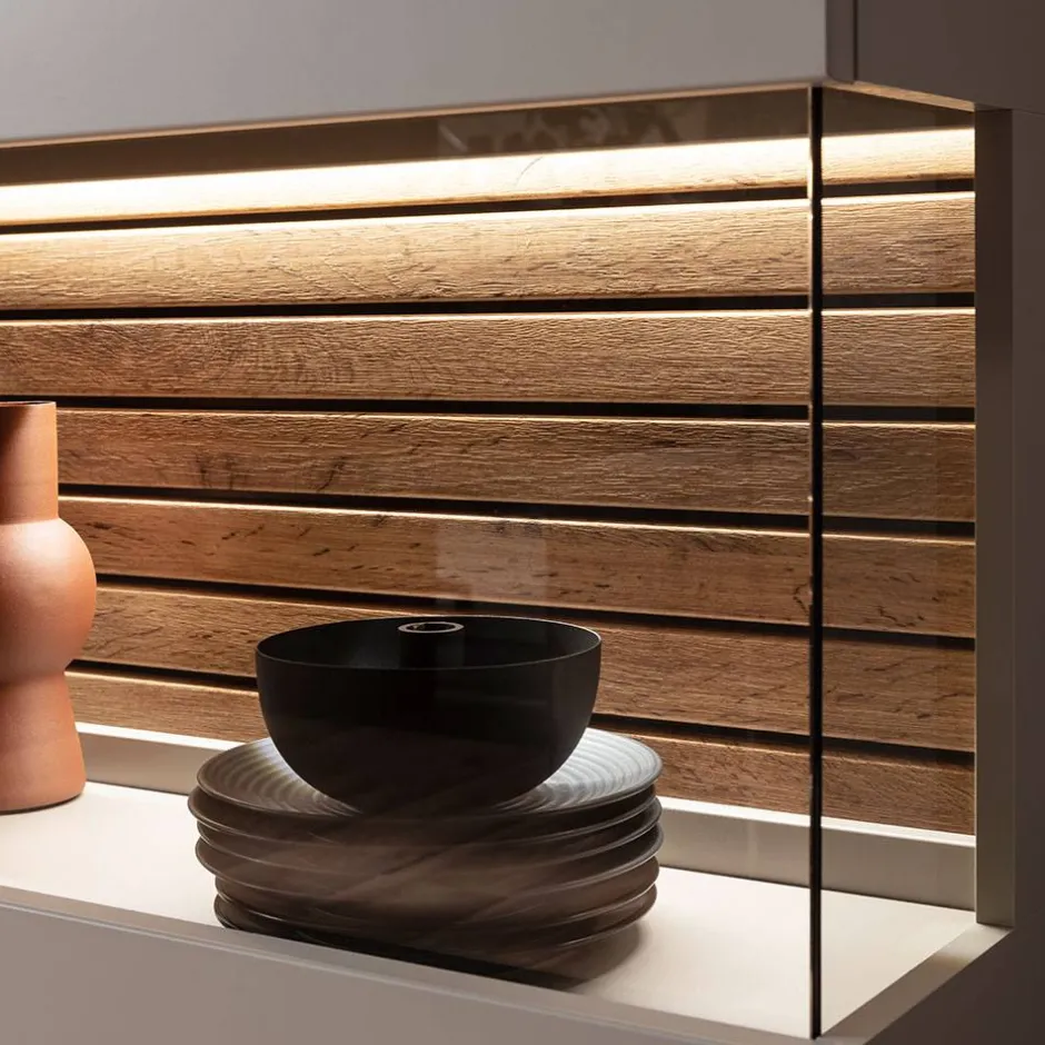 Pharao24 Wohnwand modern Gerrit> Wohnwand 300 Cm|Moderne Wohnwände