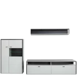 Moderne Wohnwände|Wohnwand 250 Cm*Pharao24 Wohnwand modern Ukai