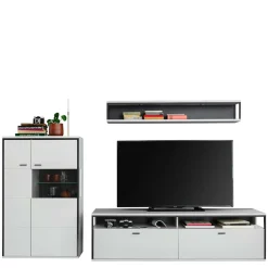 Moderne Wohnwände|Wohnwand 250 Cm*Pharao24 Wohnwand modern Ukai