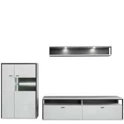 Moderne Wohnwände|Wohnwand 250 Cm*Pharao24 Wohnwand modern Ukai