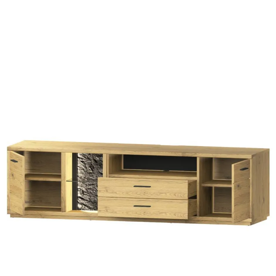 Moderne Wohnwände|Wohnwand 250 Cm*Pharao24 Wohnwand Ostoro