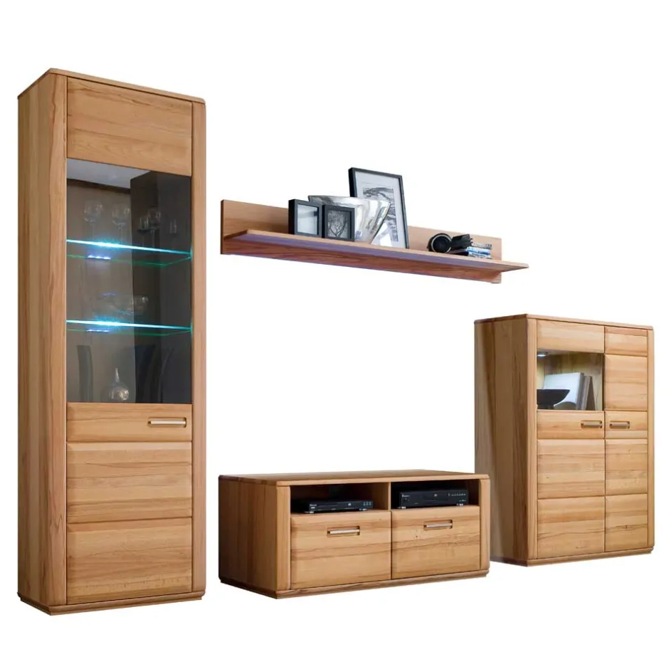 Wohnwand 300 Cm|Moderne Wohnwände*Pharao24 Wohnwand Phelix