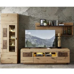 Wohnwand 250 Cm|Moderne Wohnwände*Pharao24 Wohnwand Philsov