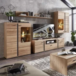 Pharao24 Wohnwand Sebetino> Moderne Wohnwände|Wohnwand 350 Cm