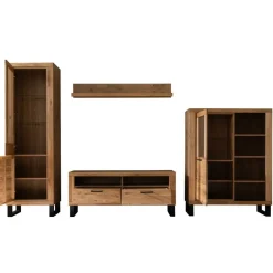 Wohnwand 300 Cm*Pharao24 Wohnwand Suzana