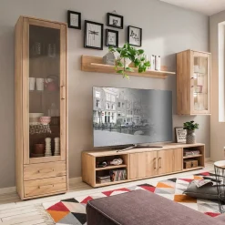 Pharao24 Wohnwand Teanos> Wohnzimmerschrank|Wohnwand 250 Cm