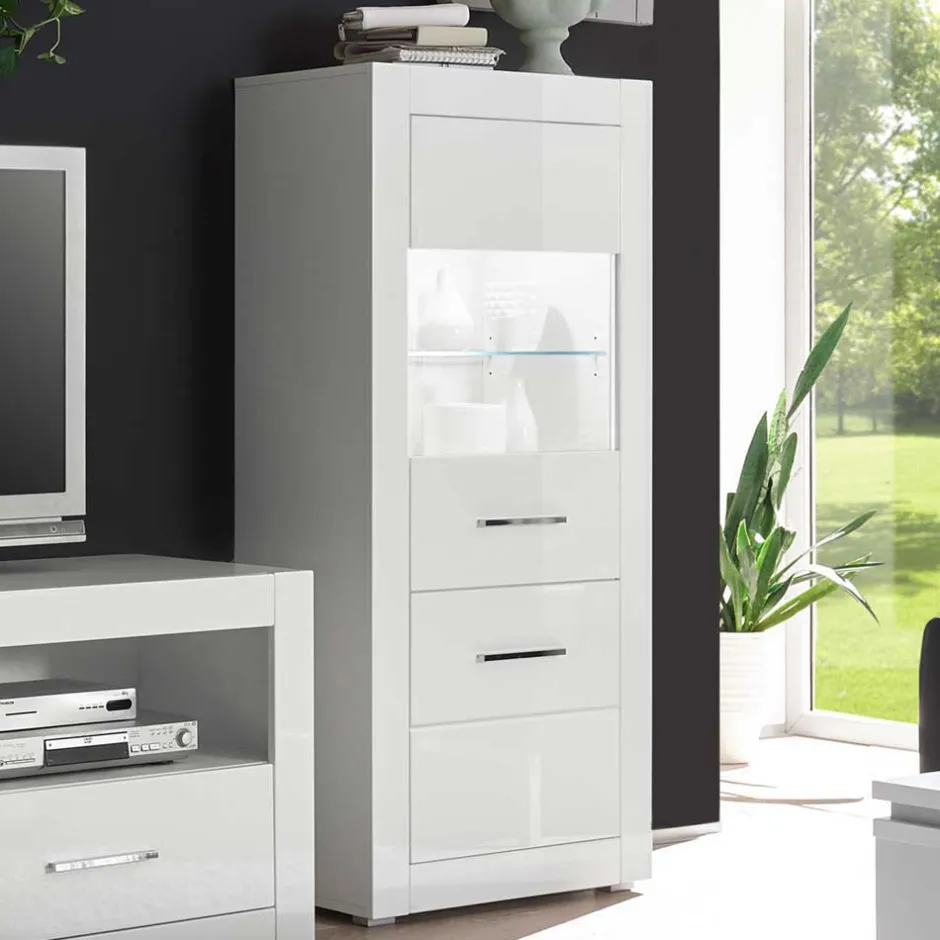 Pharao24 Wohnwand Vitrine Triango> Vitrinenschrank|Stauraumvitrinen