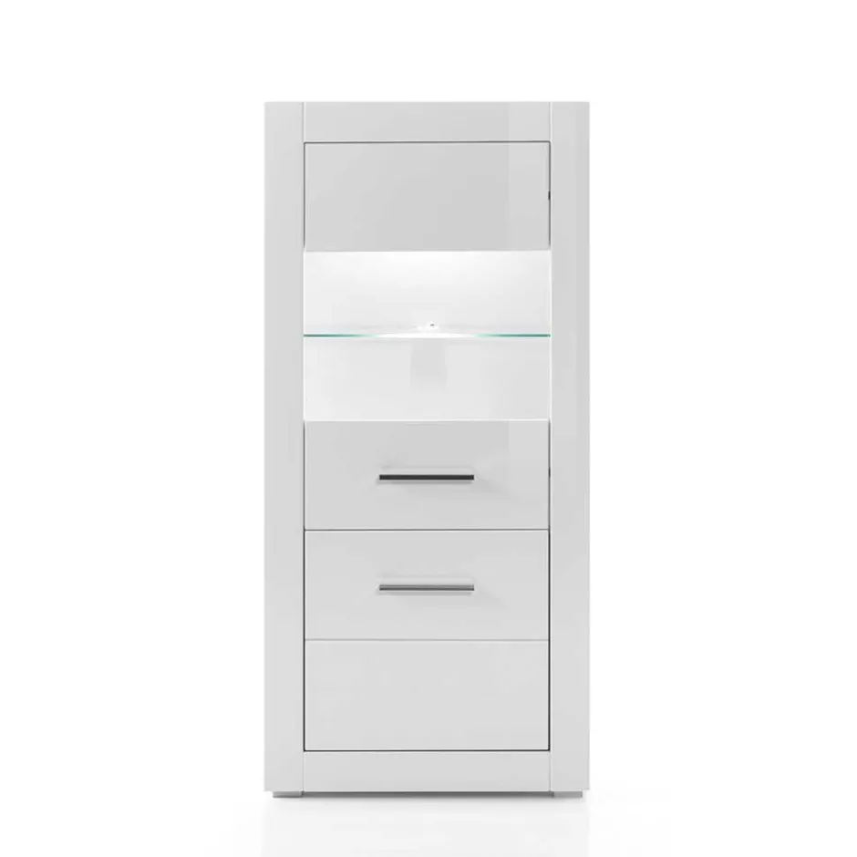 Pharao24 Wohnwand Vitrine Triango> Vitrinenschrank|Stauraumvitrinen