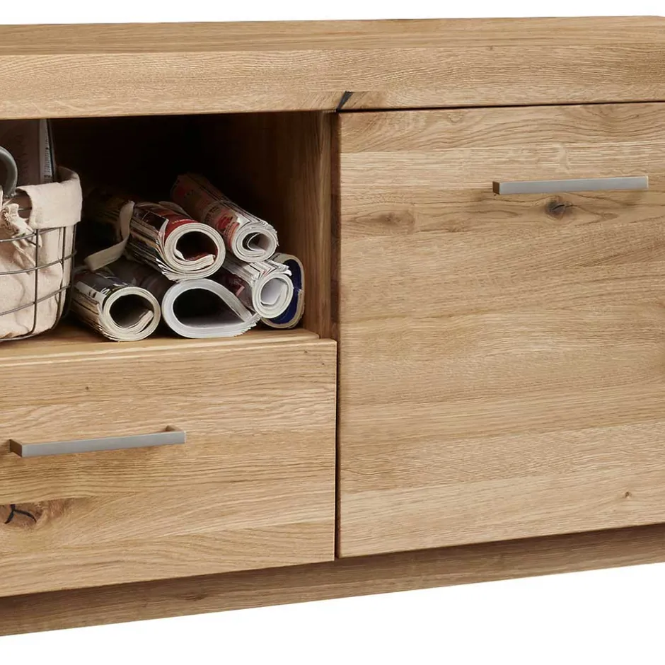 Pharao24 Wohnwand Wildeiche Divrina> Wohnwand 350 Cm|Moderne Wohnwände