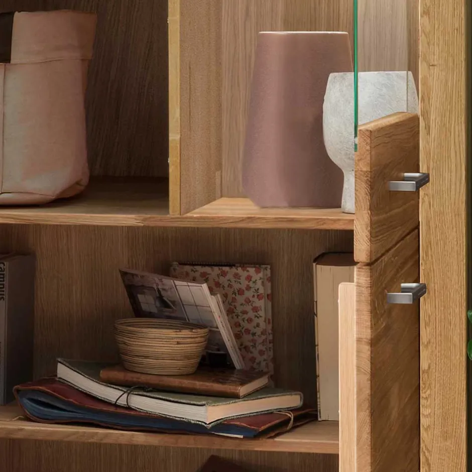 Pharao24 Wohnwand Wildeiche Divrina> Wohnwand 350 Cm|Moderne Wohnwände