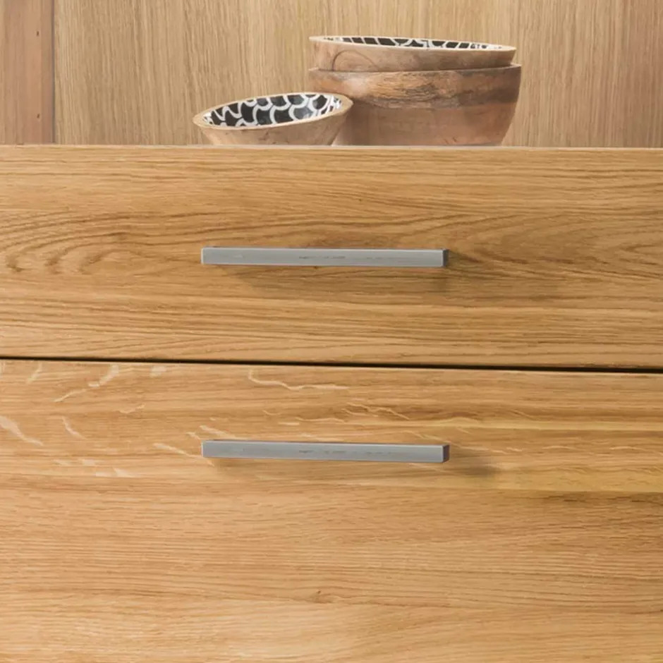 Pharao24 Wohnwand Wildeiche Divrina> Wohnwand 350 Cm|Moderne Wohnwände