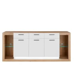 Moderne Wohnwände*Pharao24 Wohnzimmer Anbauwand Asprecca