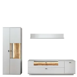 Wohnwand 250 Cm|Moderne Wohnwände*Pharao24 Wohnzimmer Anbauwand Barat