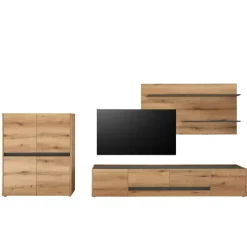 Pharao24 Wohnzimmer Anbauwand Castilla> Wohnwand 300 Cm|Moderne Wohnwände