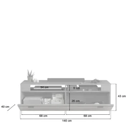 Wohnwand 300 Cm|Moderne Wohnwände*Pharao24 Wohnzimmer Anbauwand Contreros