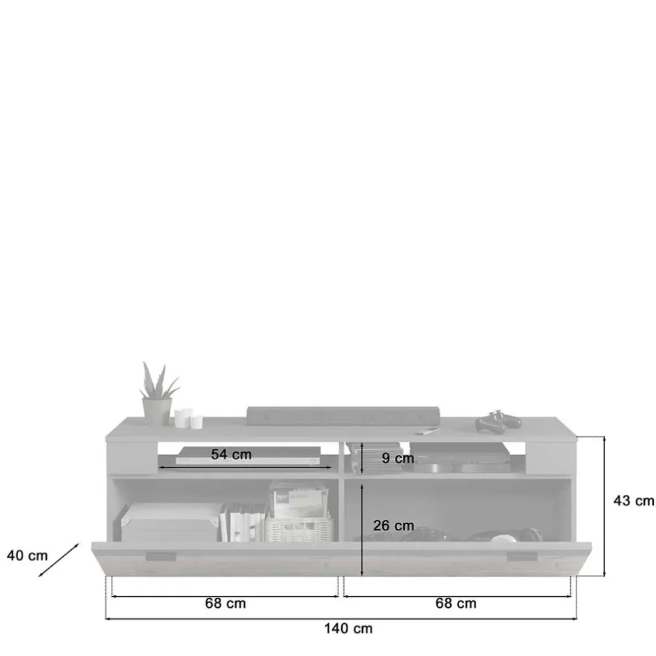 Wohnwand 300 Cm|Moderne Wohnwände*Pharao24 Wohnzimmer Anbauwand Contreros