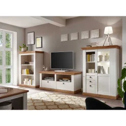 Wohnwand 350 Cm*Pharao24 Wohnzimmer Anbauwand Craiova