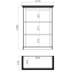 Wohnwand 350 Cm*Pharao24 Wohnzimmer Anbauwand Craiova