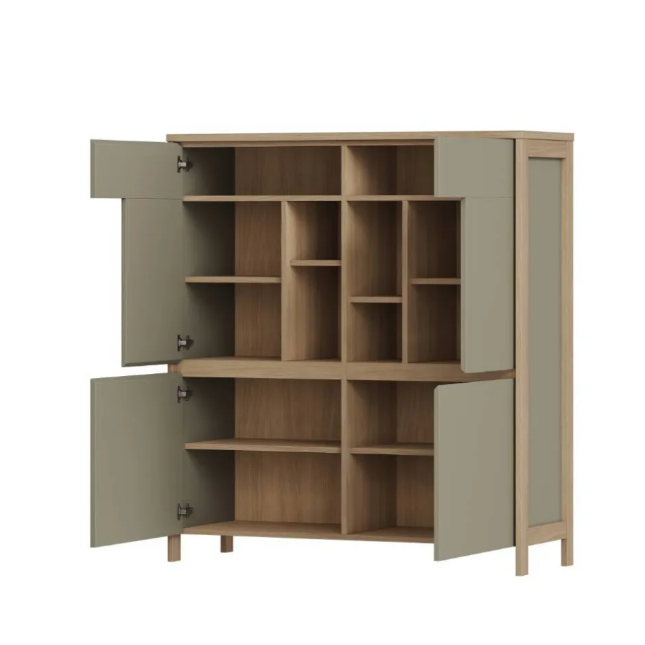 Wohnwand 300 Cm*Pharao24 Wohnzimmer Anbauwand Fine