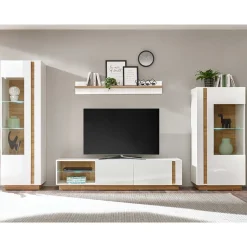 Pharao24 Wohnzimmer Anbauwand Franvos> Wohnwand 300 Cm