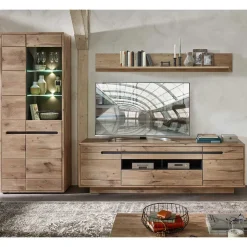 Moderne Wohnwände|Wohnwand 300 Cm*Pharao24 Wohnzimmer Anbauwand Griffin