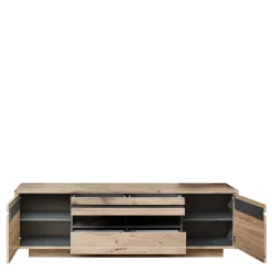 Moderne Wohnwände|Wohnwand 300 Cm*Pharao24 Wohnzimmer Anbauwand Griffin