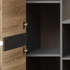 Moderne Wohnwände|Wohnwand 300 Cm*Pharao24 Wohnzimmer Anbauwand Griffin