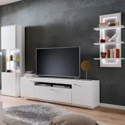 Wohnwand 300 Cm|Moderne Wohnwände*Pharao24 Wohnzimmer Anbauwand Jelvedo